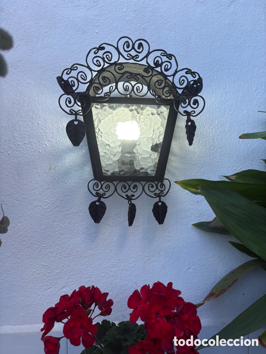 Antig&uuml;edades: FAROL ANDALUZ DE FORJA. - Foto 8