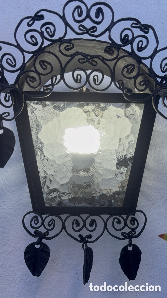 Antig&uuml;edades: FAROL ANDALUZ DE FORJA. - Foto 9
