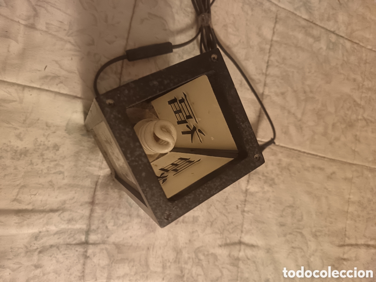 Antig&uuml;edades: L&aacute;mpara de mesa japonesa - Foto 2