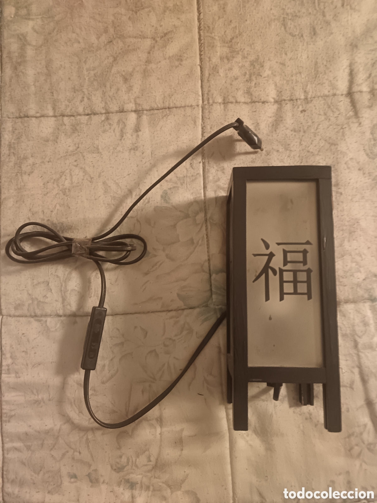 Antig&uuml;edades: L&aacute;mpara de mesa japonesa - Foto 1