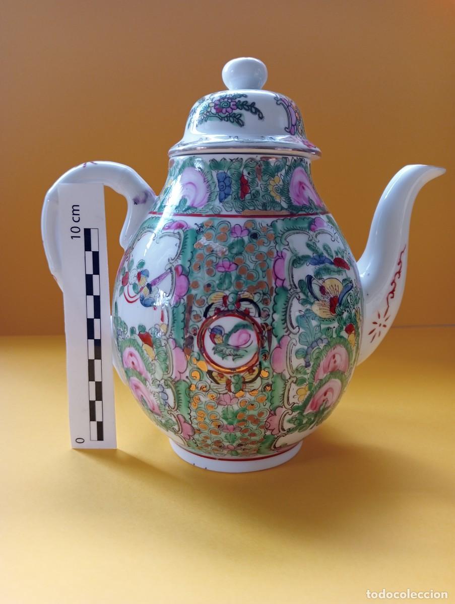 Antig&uuml;edades: Tetera de porcelana de Macao - Foto 3