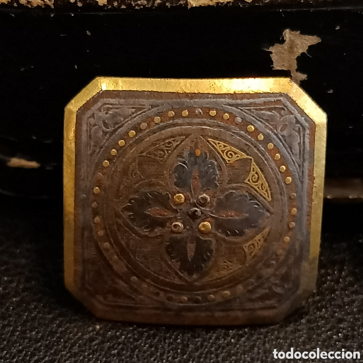 Antig&uuml;edades: Juego de gemelos damasquino. - Foto 4