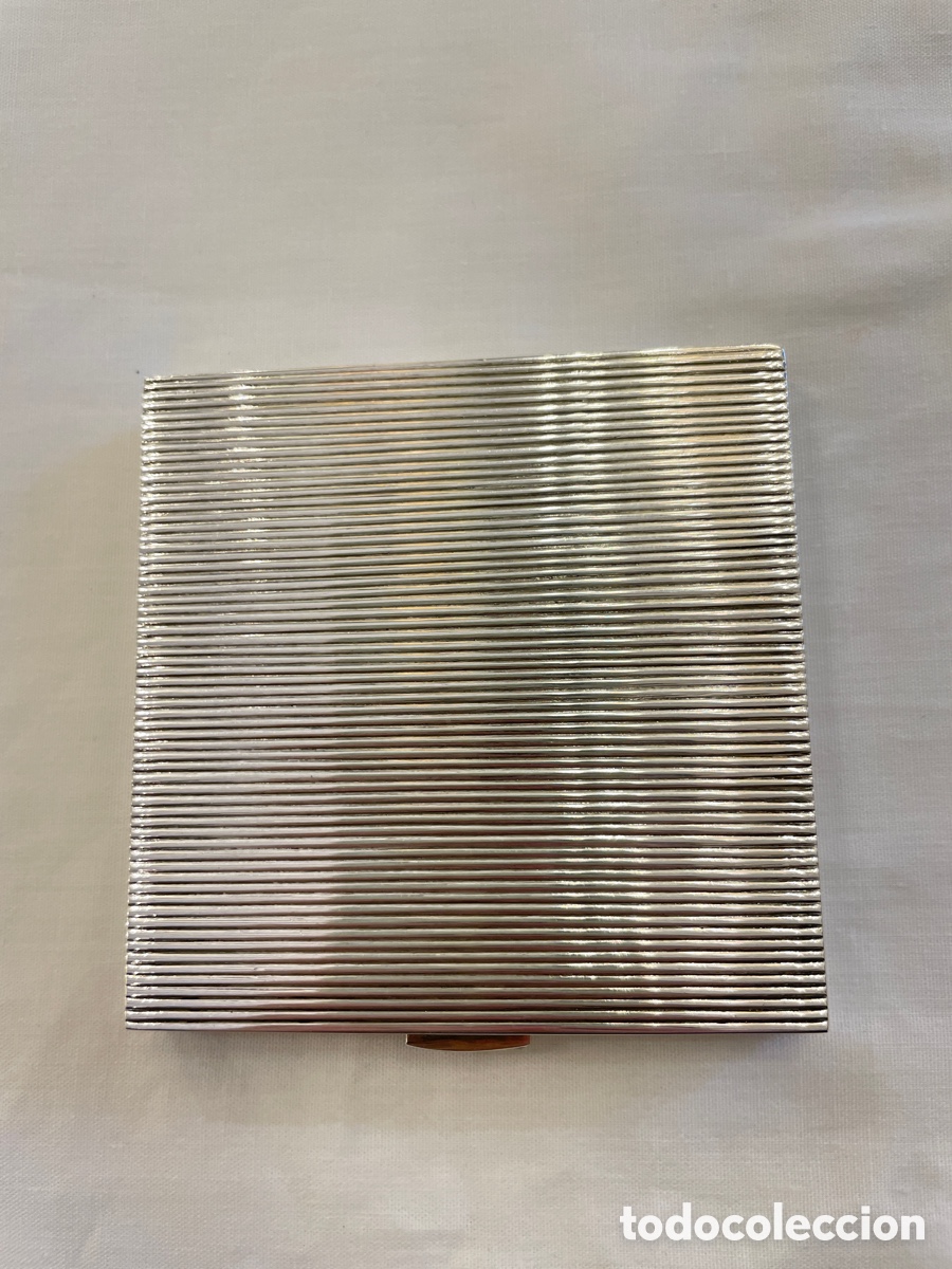 Antig&uuml;edades: Polvera de plata y rub&iacute;es siglo XX - Foto 4