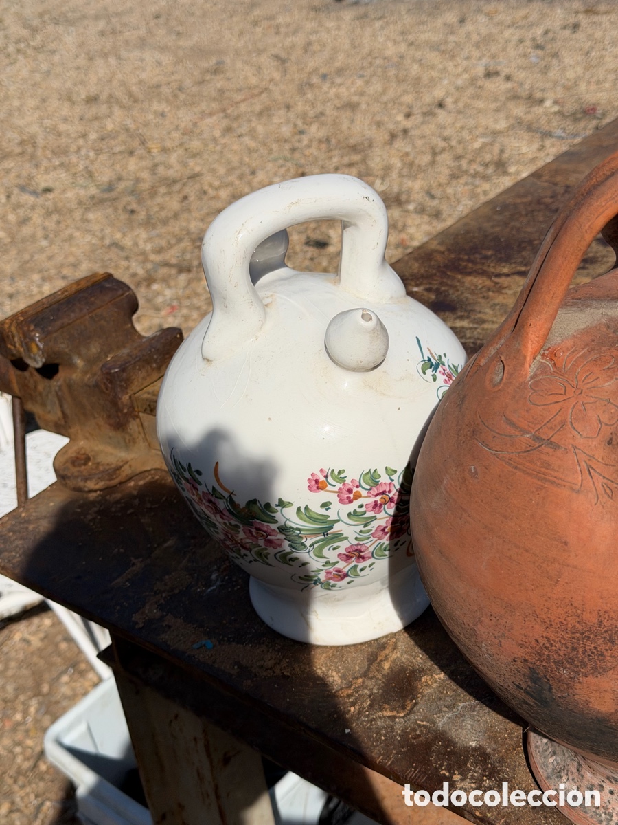 Antig&uuml;edades: Lote de tres botijos antiguos - Foto 6