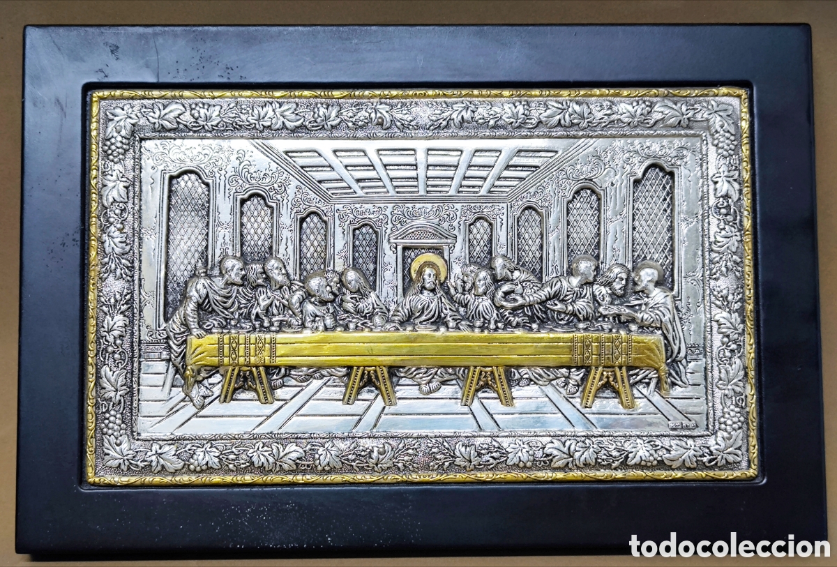 Antig&uuml;edades: &Uacute;LTIMA CENA EN PLATA Y BA&Ntilde;O ORO - Foto 2