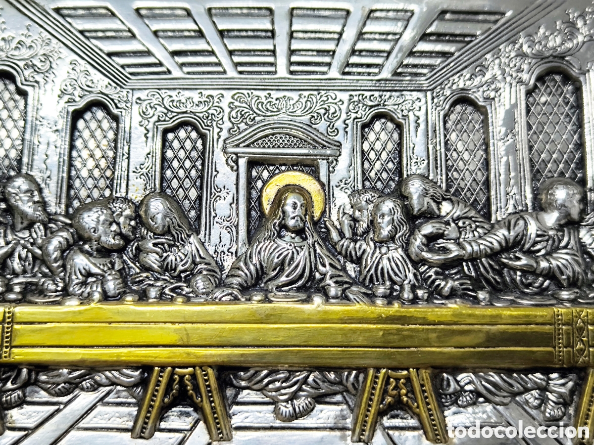Antig&uuml;edades: &Uacute;LTIMA CENA EN PLATA Y BA&Ntilde;O ORO - Foto 3