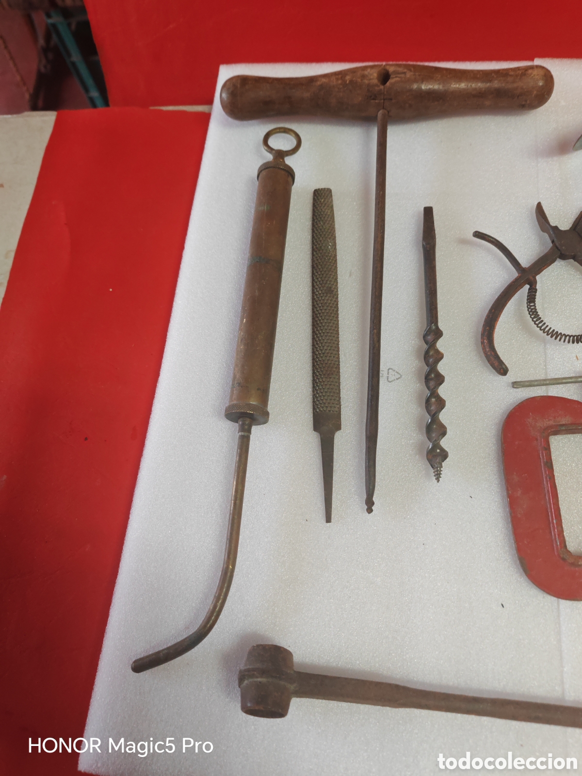 Antig&uuml;edades: Lote de antiguas herramientas - Foto 2