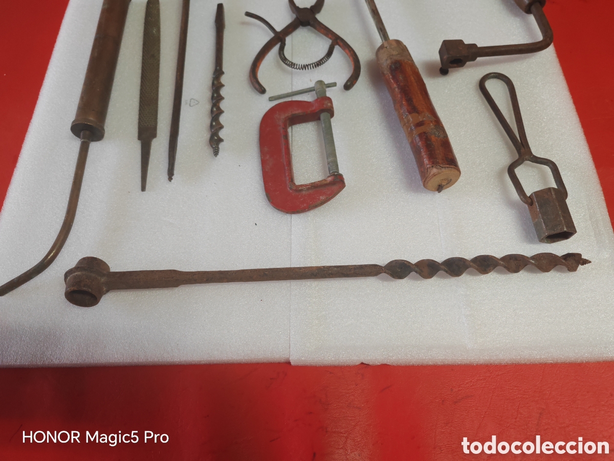 Antig&uuml;edades: Lote de antiguas herramientas - Foto 3