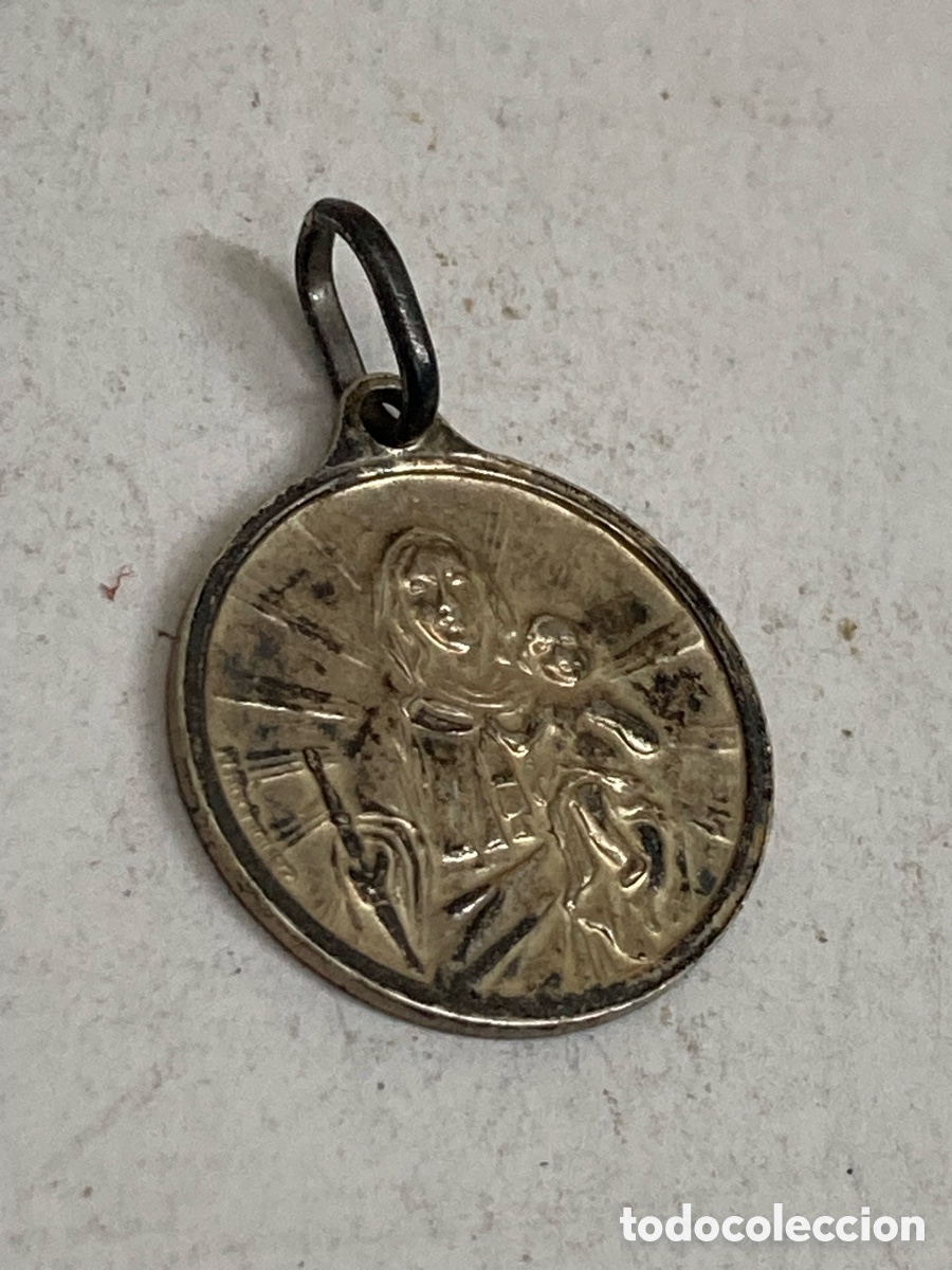 Antig&uuml;edades: Medalla de plata religiosa C538 - Foto 1