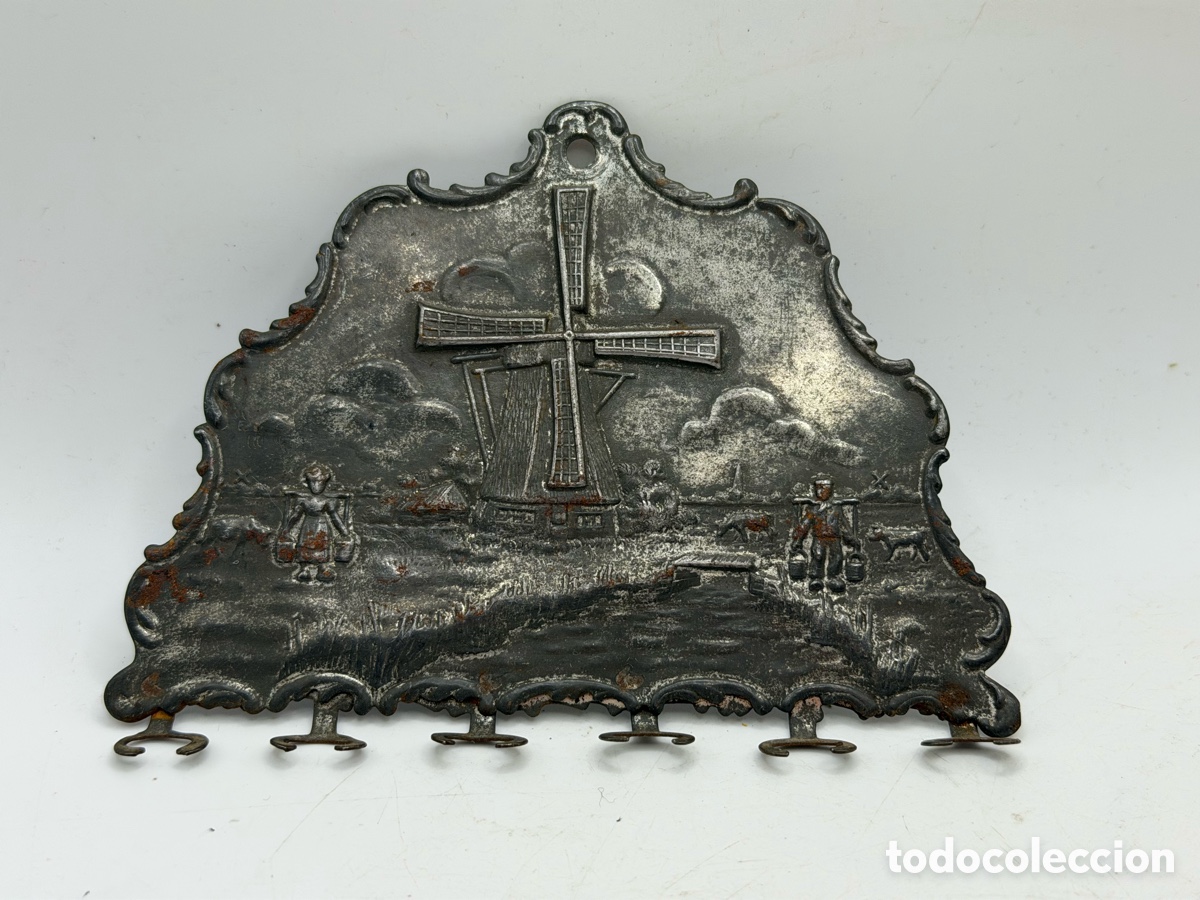 Antig&uuml;edades: Antiguo Perchero de Metal - Foto 2