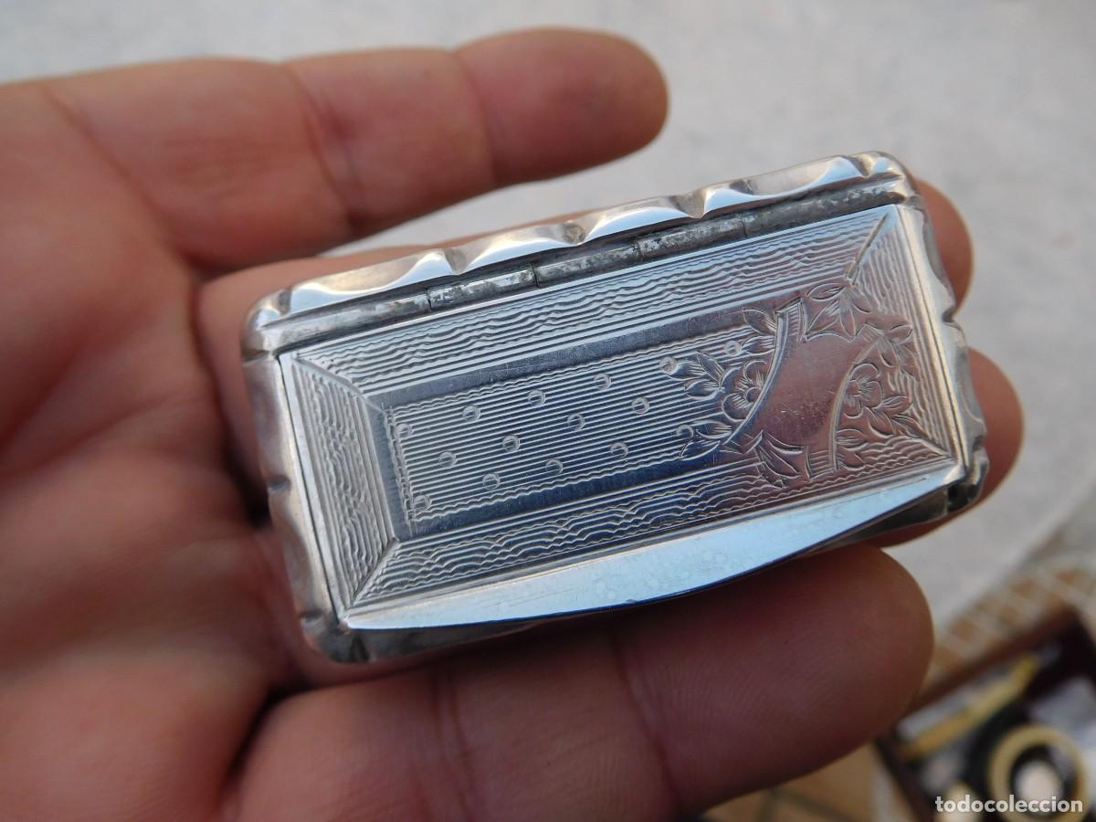 Antig&uuml;edades: Caja francesa de plata - Foto 2