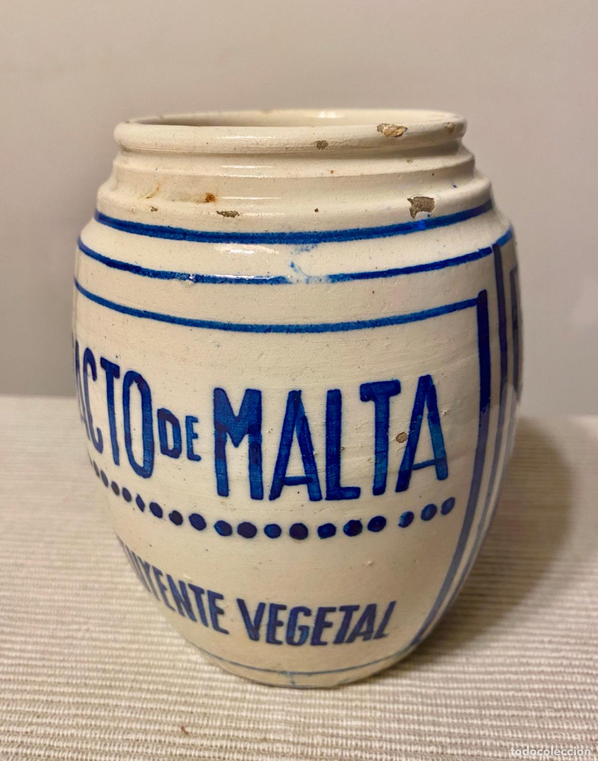 Antig&uuml;edades: ANTIGUO TARRO, ALBARELO DE EXTRACTO DE MALTA SIGMA - Foto 7