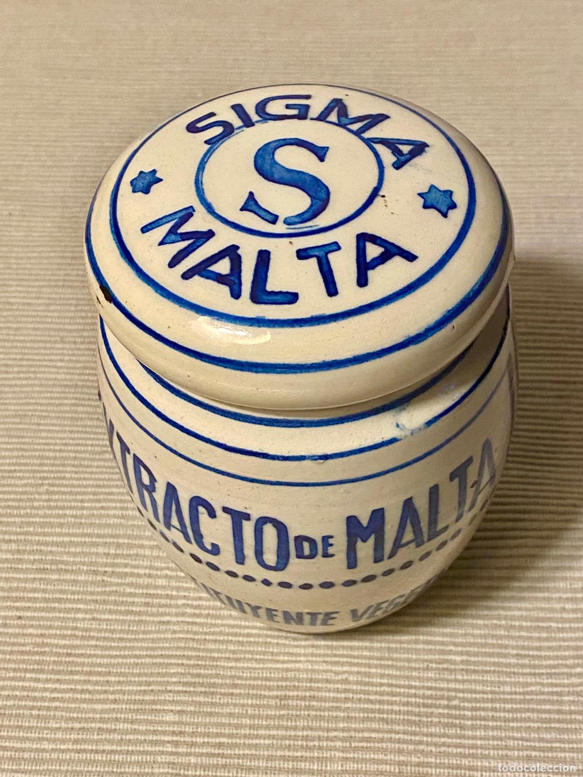 Antig&uuml;edades: ANTIGUO TARRO, ALBARELO DE EXTRACTO DE MALTA SIGMA - Foto 8