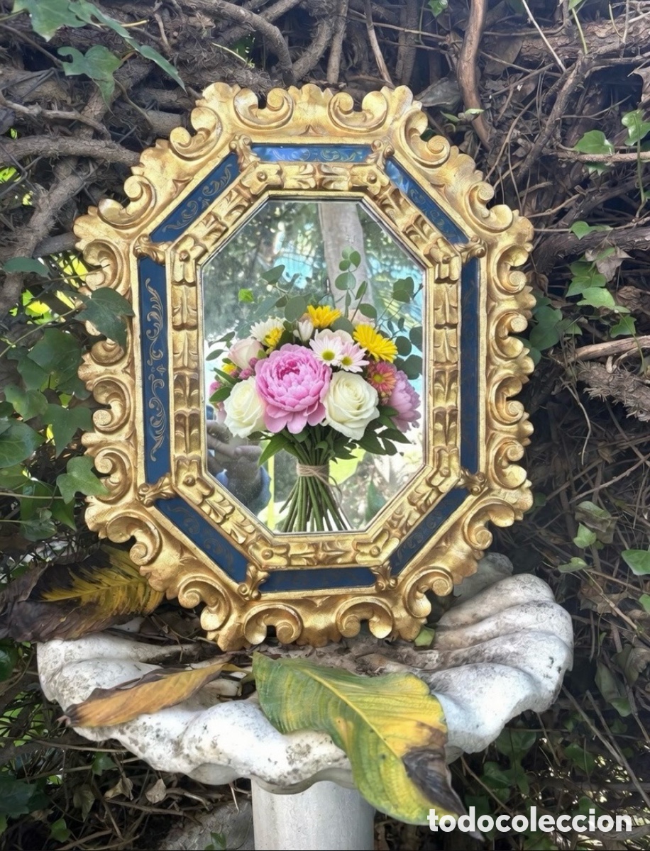 Antig&uuml;edades: ESPEJO ANTIGUO MADERA DORADA TALLADA - Foto 17