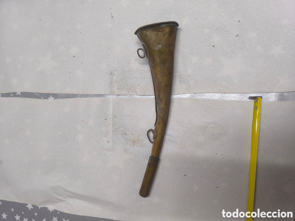 Antig&uuml;edades: cornet&iacute;n de pregonero o de caza, - Foto 3