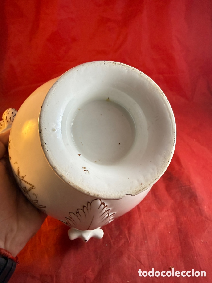 Antig&uuml;edades: Antigua sopera de porcelana - Foto 6