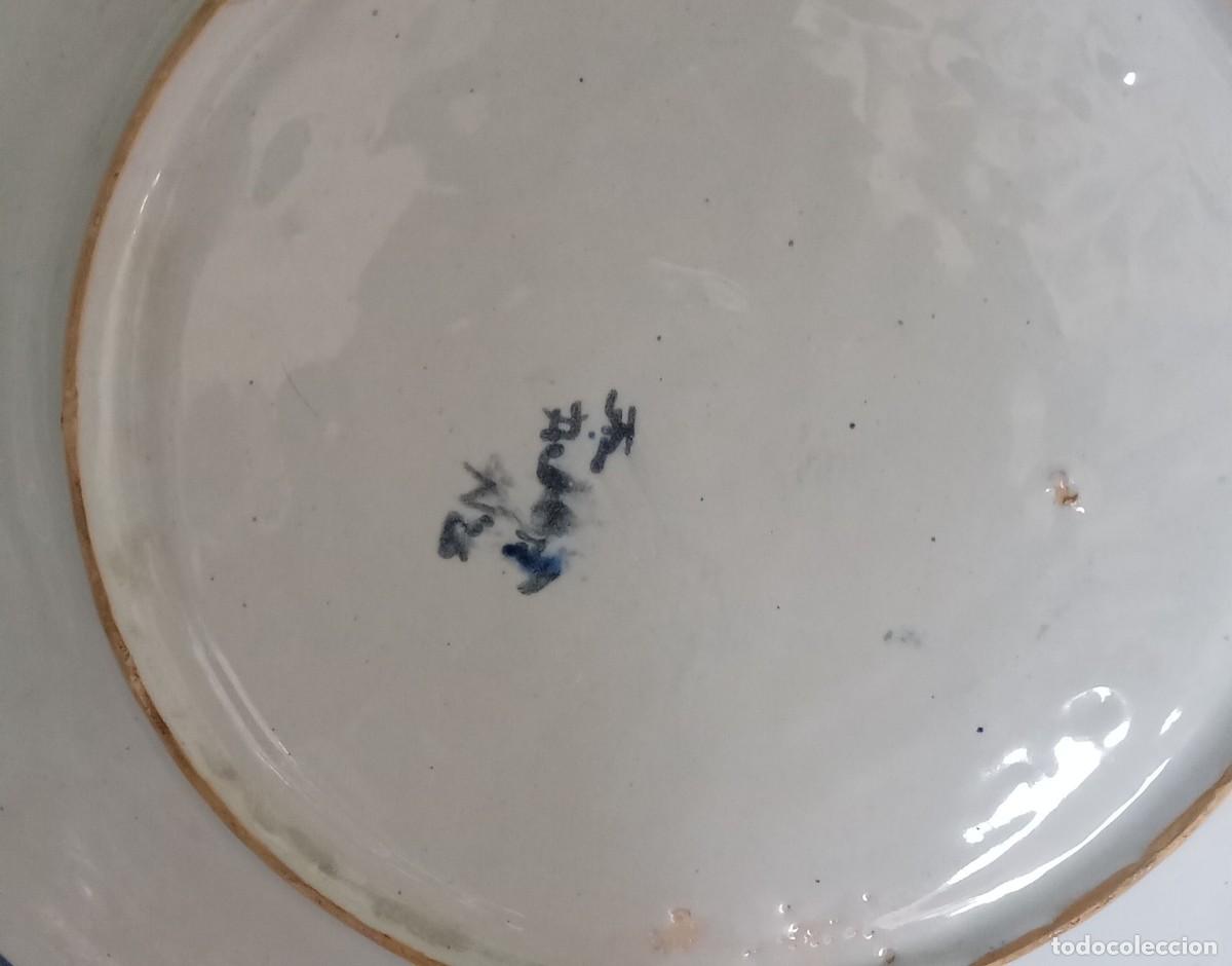 Antig&uuml;edades: Plato her&aacute;ldico 33cm de Talavera - Foto 5