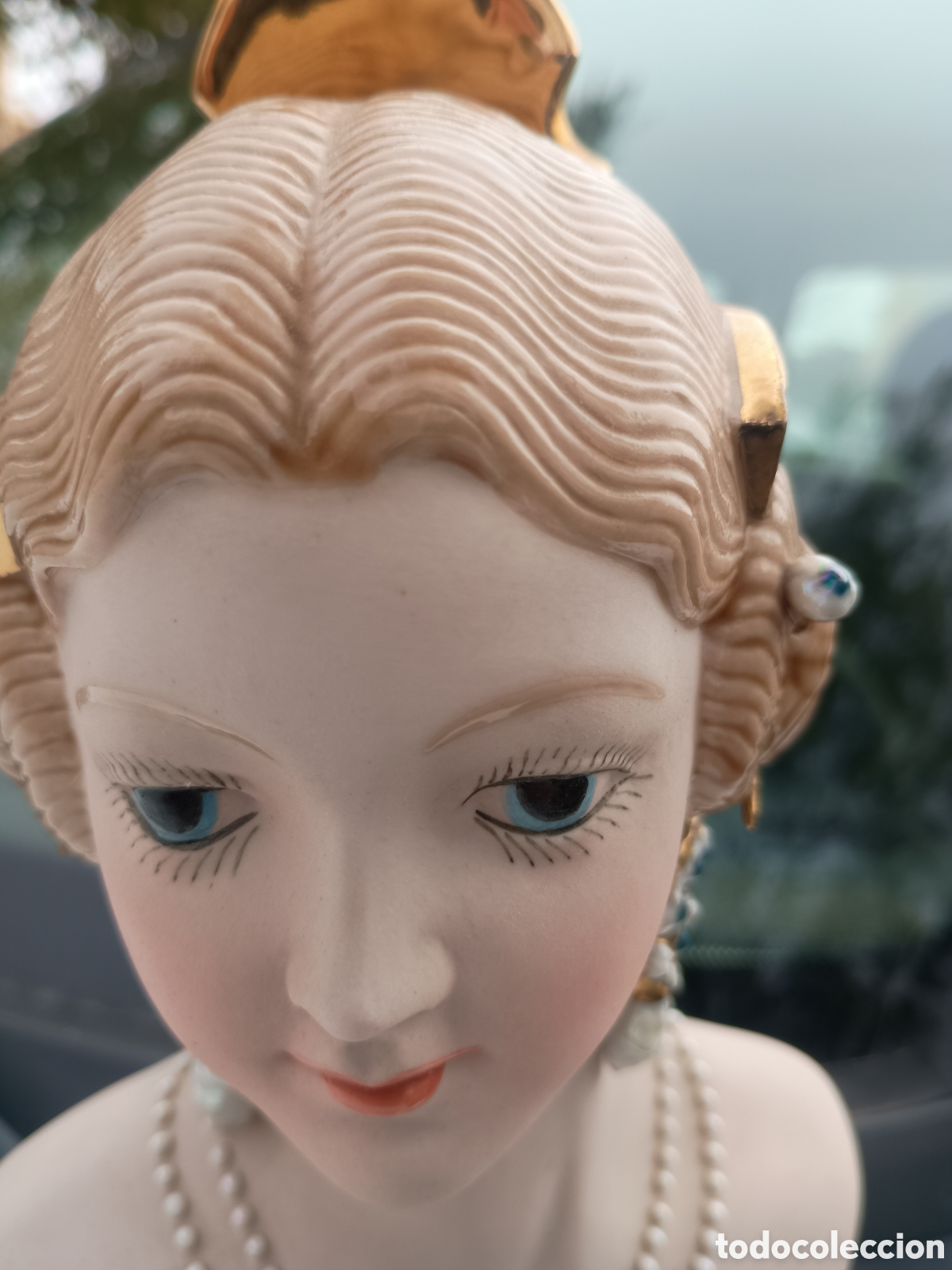 Antig&uuml;edades: Busto Porcelana Arman Segorbe - Foto 2
