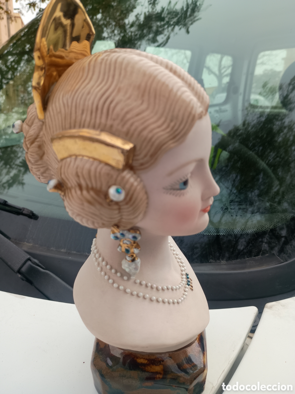 Antig&uuml;edades: Busto Porcelana Arman Segorbe - Foto 3