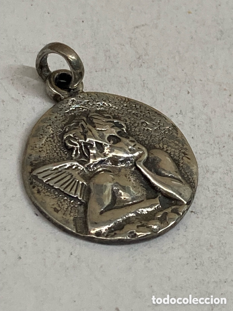 Antig&uuml;edades: Medalla de plata religiosa C539 - Foto 1
