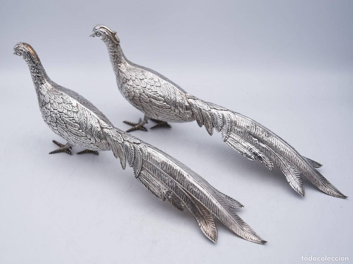 Antig&uuml;edades: Faisanes de plata 925 sellada - Foto 8