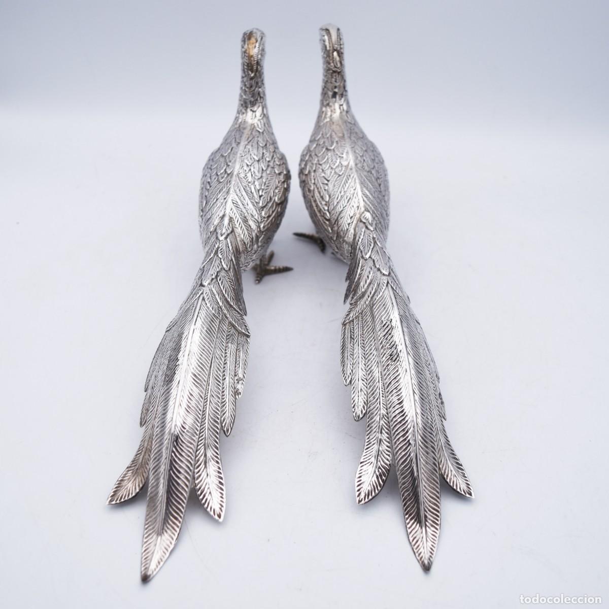 Antig&uuml;edades: Faisanes de plata 925 sellada - Foto 9