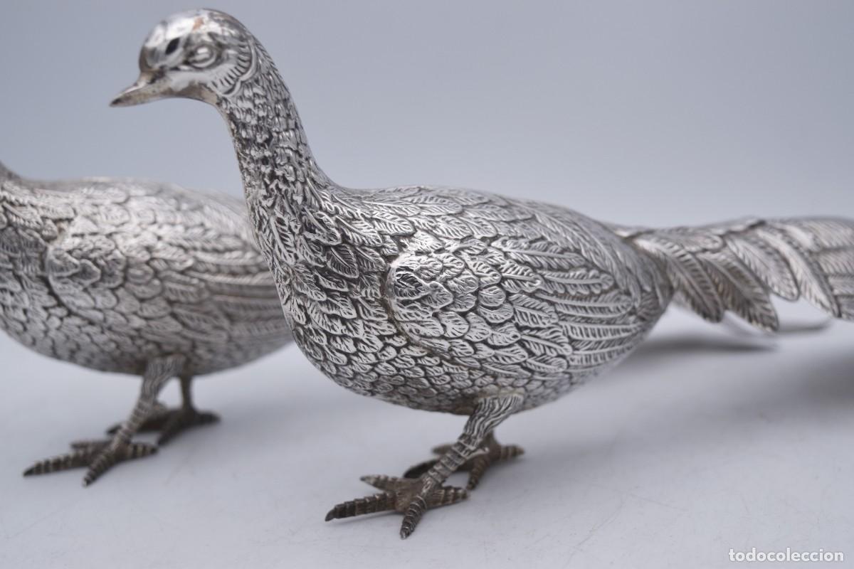 Antig&uuml;edades: Faisanes de plata 925 sellada - Foto 14