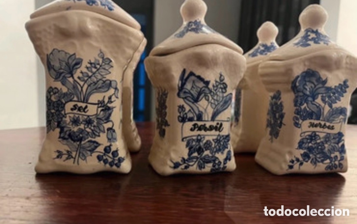 Antig&uuml;edades: Tarros de cocina a&ntilde;os 50 - Foto 3