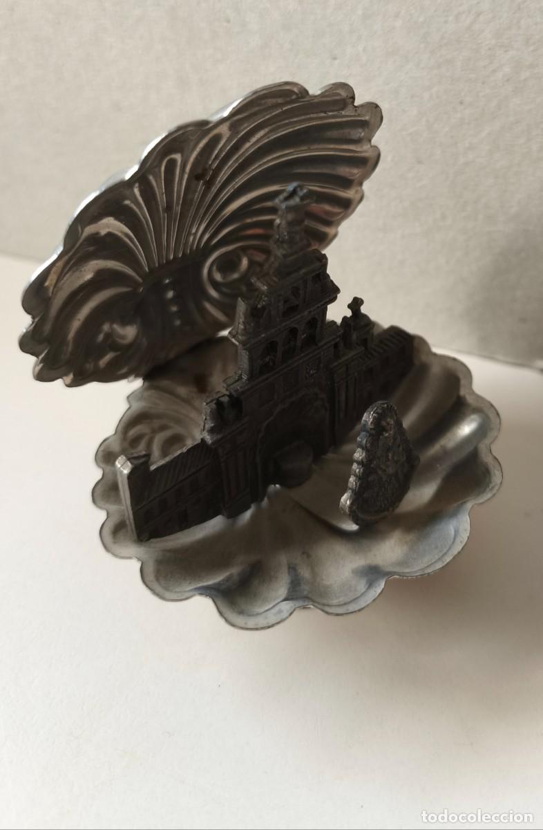 Antig&uuml;edades: VIRGEN DEL ROCIO BAS&Iacute;LICA EN UNA CONCHA. - Foto 3