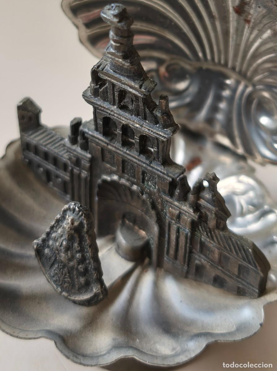 Antig&uuml;edades: VIRGEN DEL ROCIO BAS&Iacute;LICA EN UNA CONCHA. - Foto 5