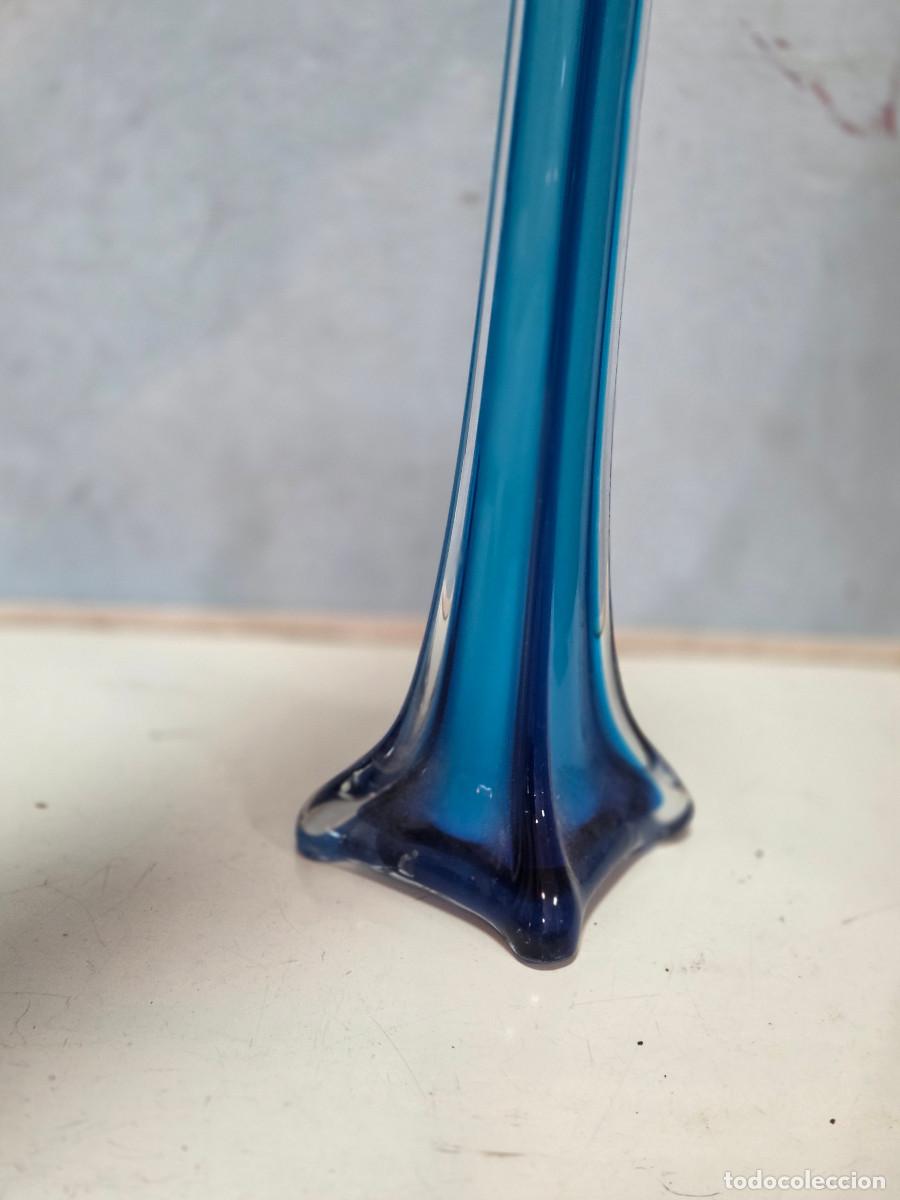 Antig&uuml;edades: florereo de cristal opalino - Foto 3