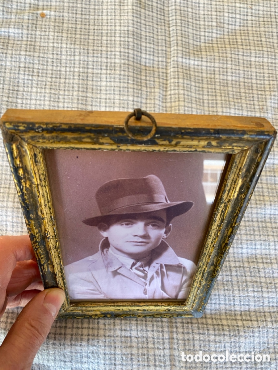 Antig&uuml;edades: Peque&ntilde;o marco de pan de oro - Foto 3