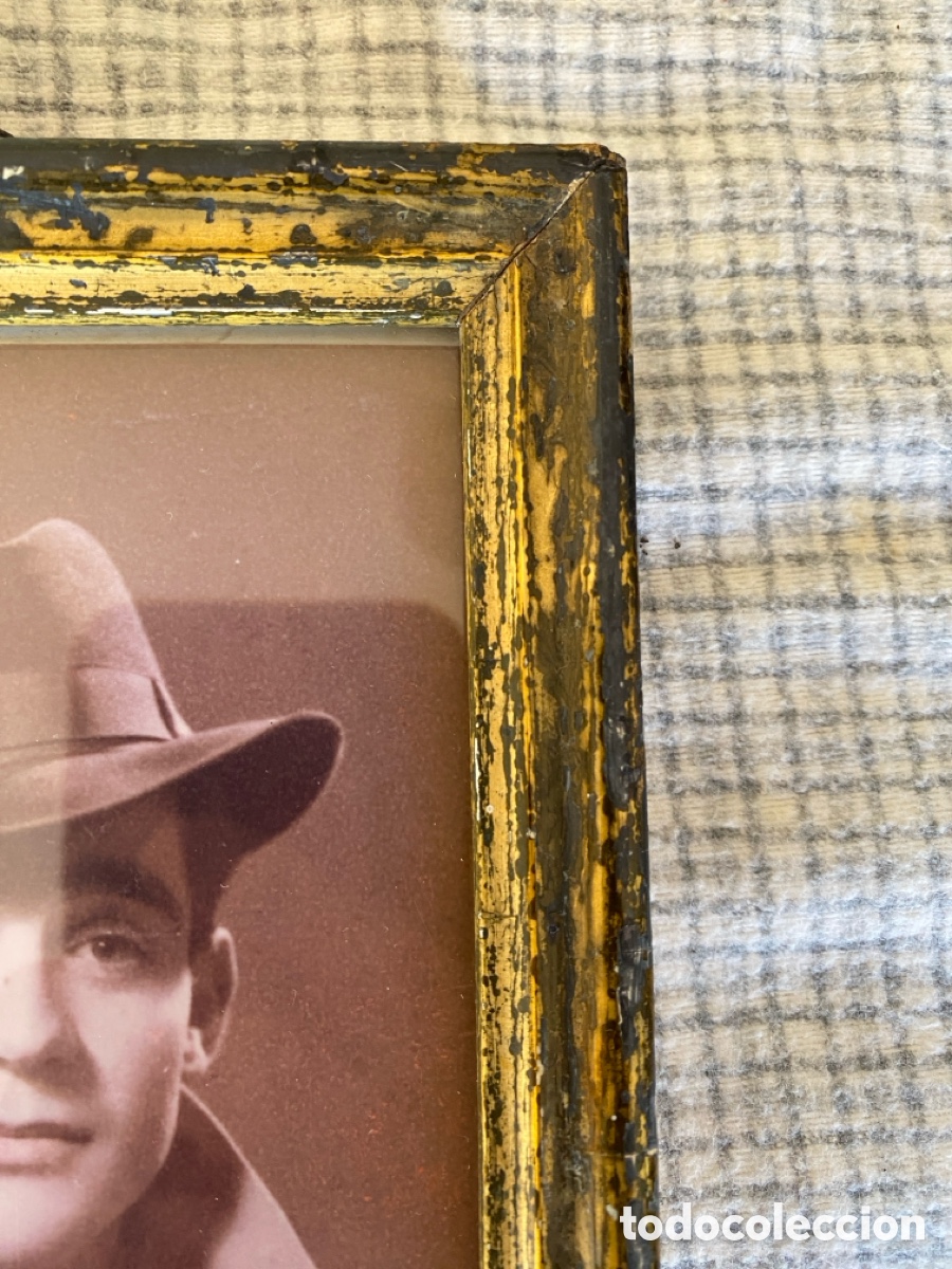 Antig&uuml;edades: Peque&ntilde;o marco de pan de oro - Foto 6
