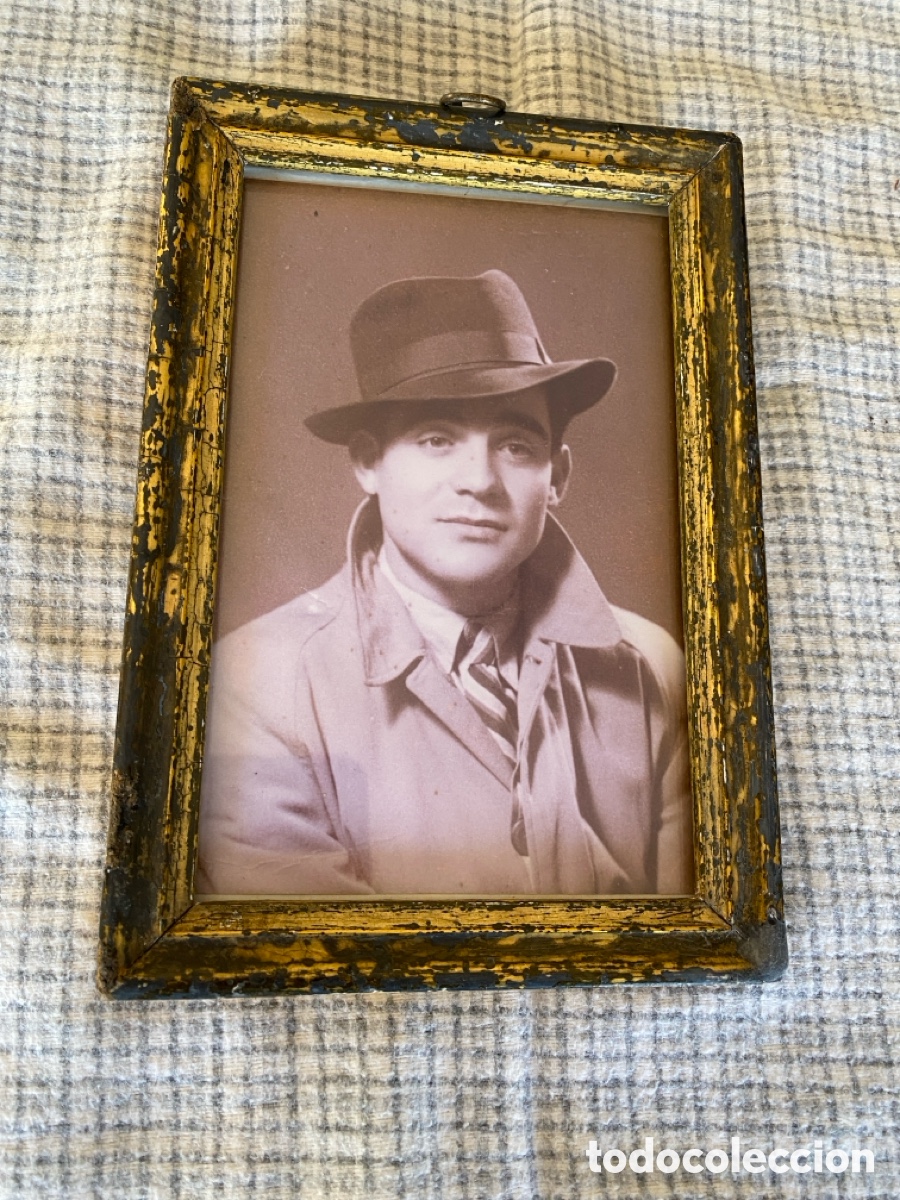 Antig&uuml;edades: Peque&ntilde;o marco de pan de oro - Foto 5