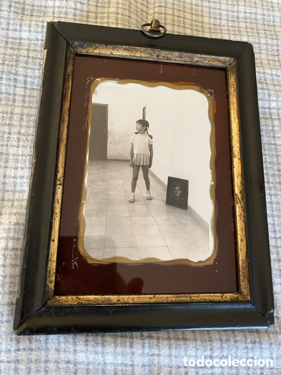Antig&uuml;edades: Antiguo marco con filo de pan de oro - Foto 2