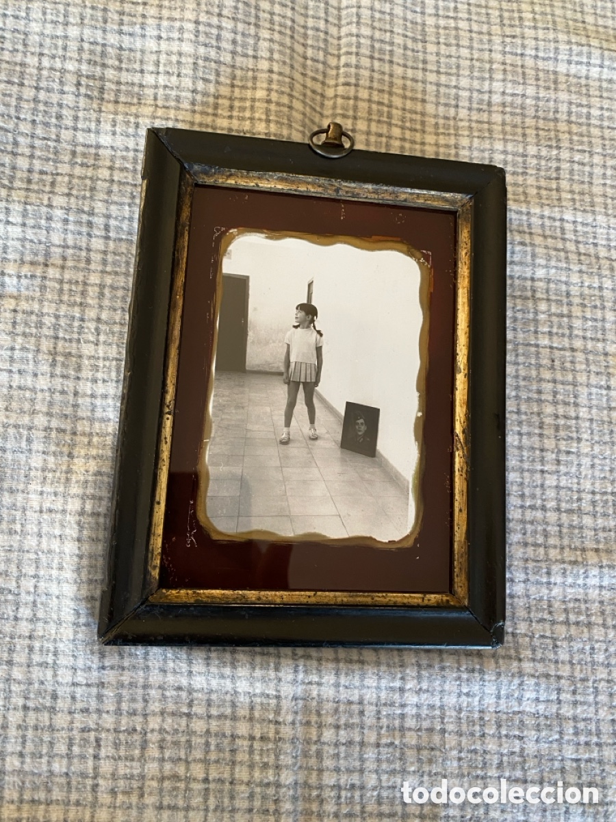 Antig&uuml;edades: Antiguo marco con filo de pan de oro - Foto 3