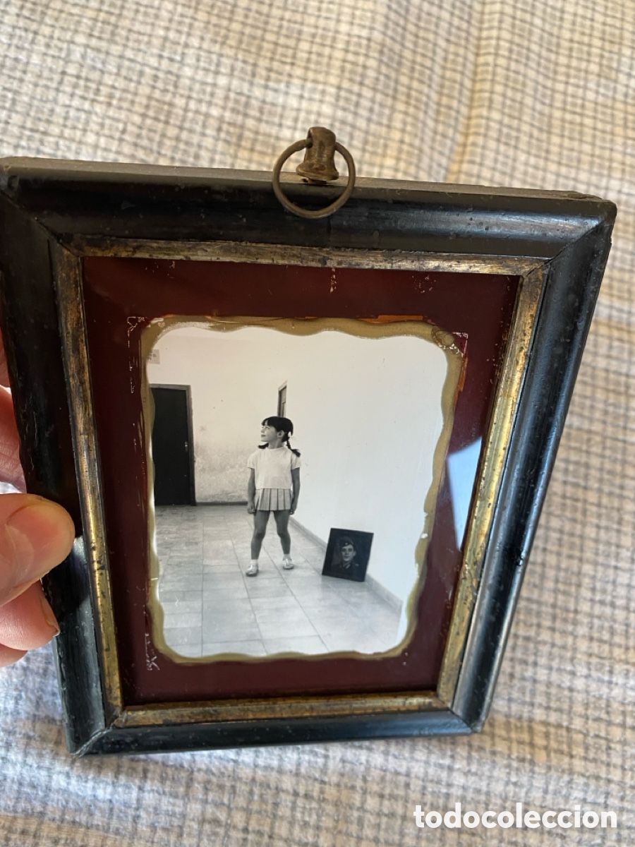 Antig&uuml;edades: Antiguo marco con filo de pan de oro - Foto 4