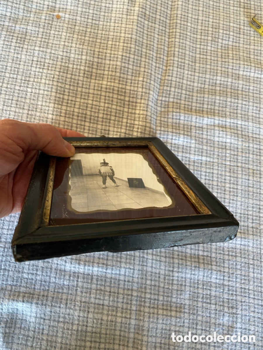 Antig&uuml;edades: Antiguo marco con filo de pan de oro - Foto 6