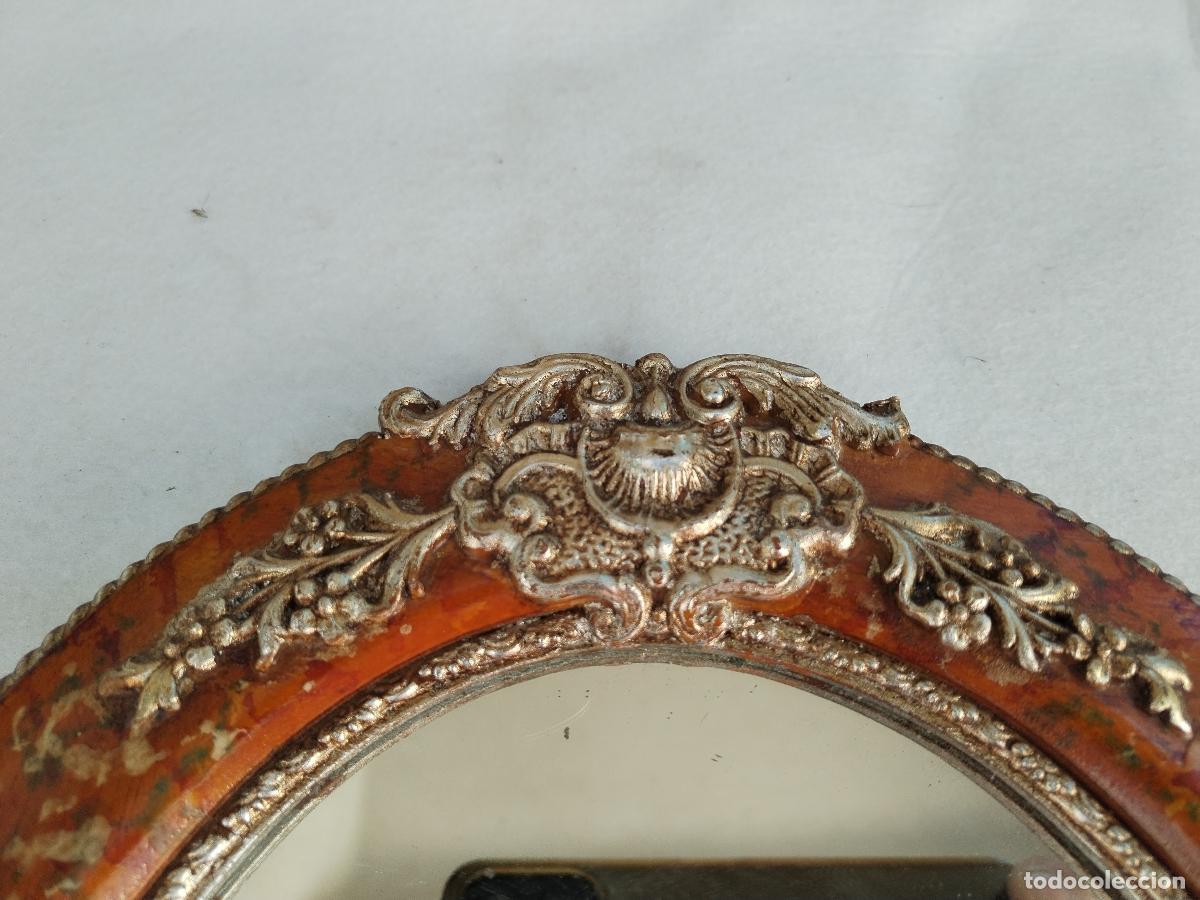 Antig&uuml;edades: espejo vintage de madera y resina - Foto 4