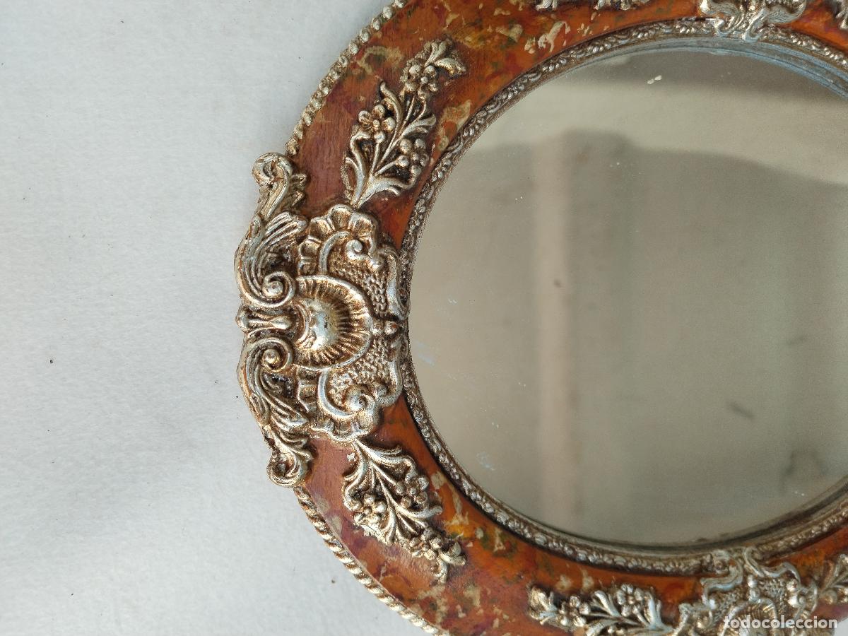 Antig&uuml;edades: espejo vintage de madera y resina - Foto 5