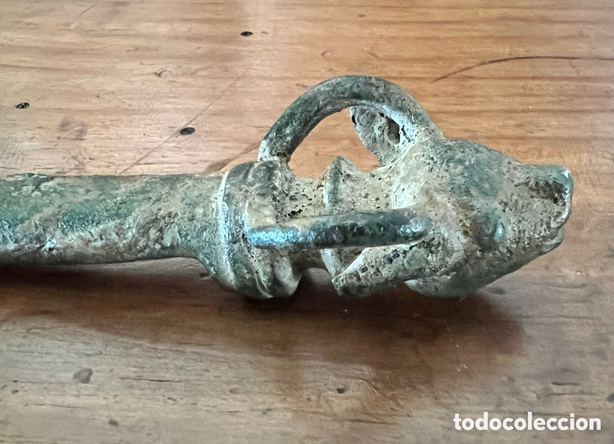 Antig&uuml;edades: Espejo de bronce pulido - Foto 2