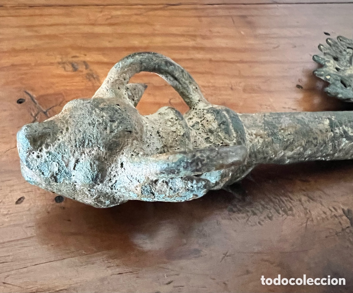 Antig&uuml;edades: Espejo de bronce pulido - Foto 4