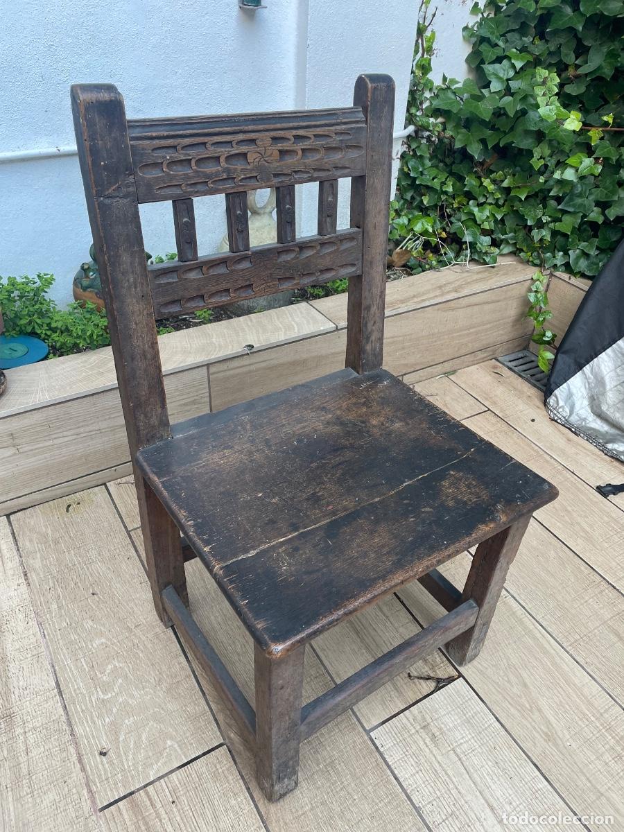 Antig&uuml;edades: Silla de anticuario de finales del 1800 - Foto 1