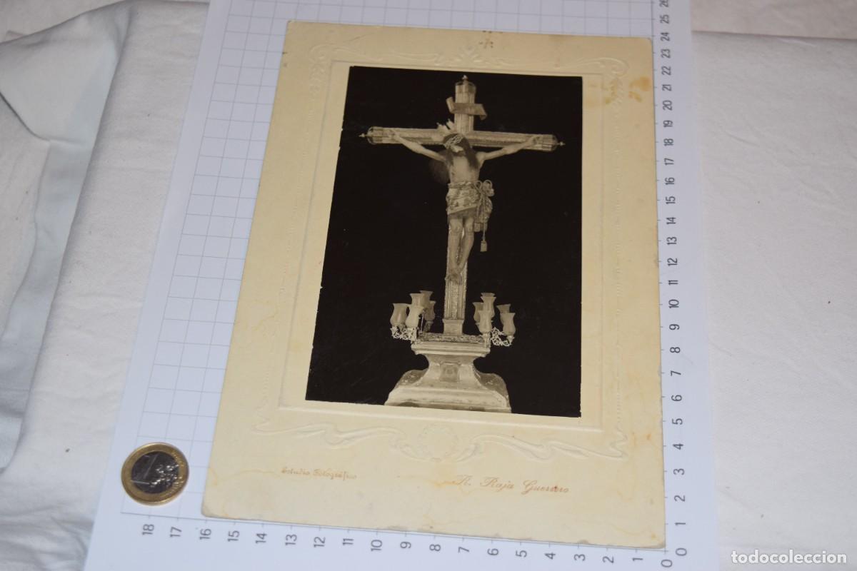 Antiguidades: Autor, Ram&oacute;n Raja Guerrero / Impresionante CRISTO en la CRUZ - Principios 1900, sin m&aacute;s datos &iexcl;Mira!