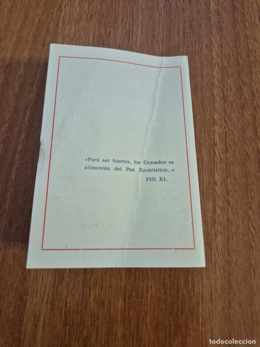 Antig&uuml;edades: CARNET TITULO MI TITULO DE CRUZADA DE LA EUCARISTIA . - Foto 3