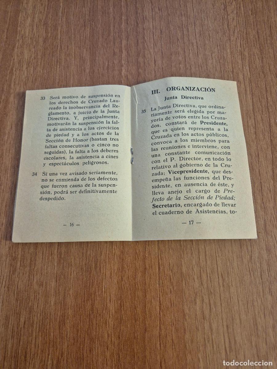 Antig&uuml;edades: LIBRITO. SECCION DE HONOR DE LA CRUZADA EUCARISTICA. - Foto 3