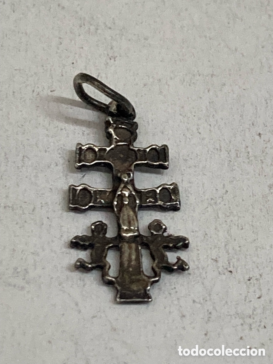 Antig&uuml;edades: Cruz de plata religiosa C540 - Foto 2