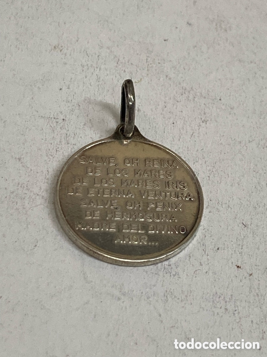Antig&uuml;edades: Medalla de plata religiosa C540 - Foto 2