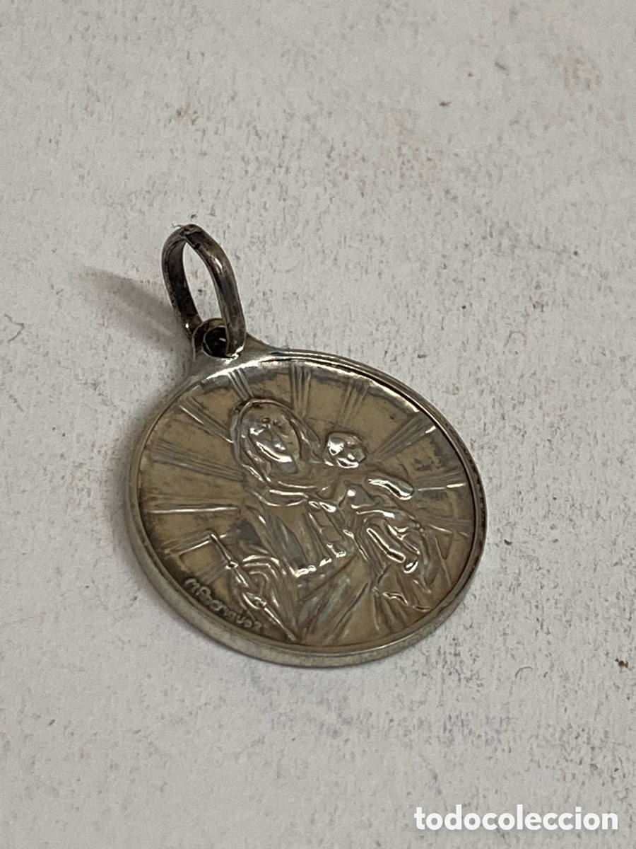 Antig&uuml;edades: Medalla de plata religiosa C540 - Foto 1