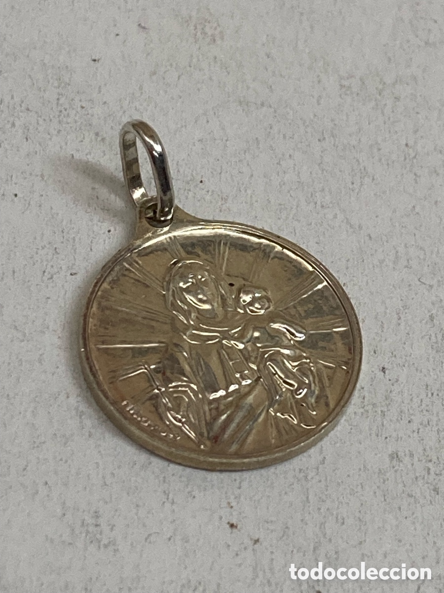 Antig&uuml;edades: Medalla de plata religiosa C540 - Foto 1